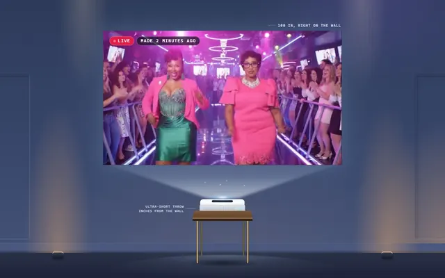Big Screen Projector, example