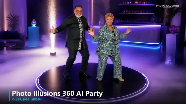 360 AI Party video still: Brand Activation, couple